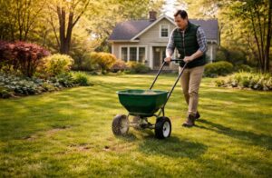 Spring lawn fertilizing and overseeding tips for homeowners
