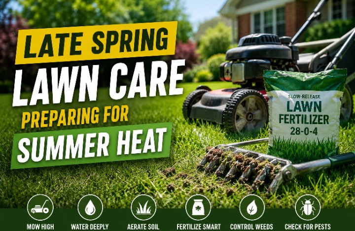 Late Spring Lawn Care: Preparing for Summer Heat